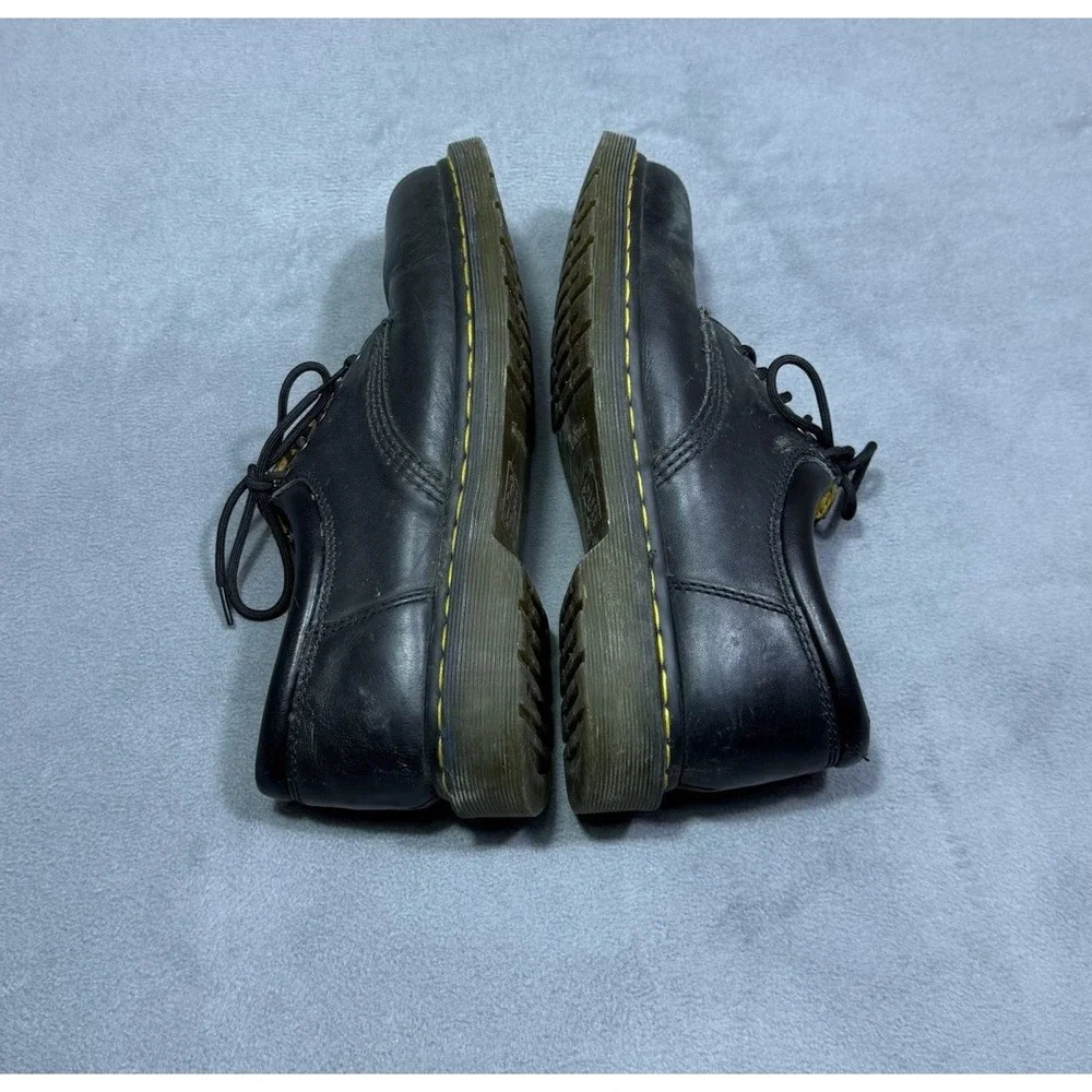 Dr Martens 3 Eye Black Leather Oxford Shoes Mens 10